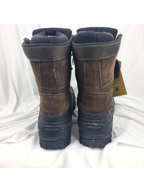 Tamarack 3M Thinsulate Brown Black Leather Boots Winter Men 11 Water Resistant main image 9